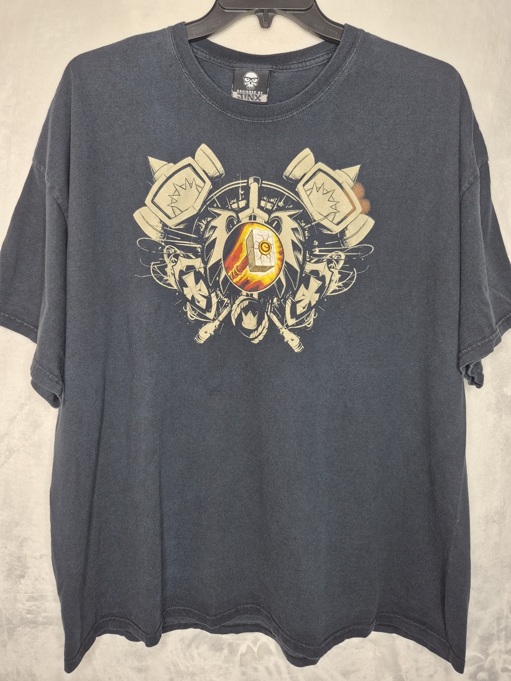 JINX World of Warcraft Paladin Crest T-Shirt Blizzard Black Mens 3XL